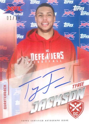 2020 Topps XFL Football Hobby Box