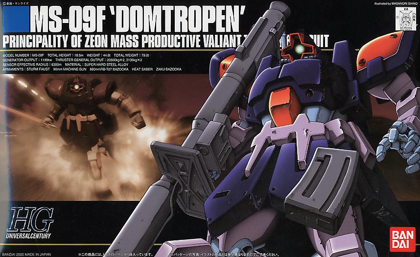 Gundam 1/144 HGUC #017 0083 Stardust Memory MS-09F Dom Tropen Model Kit