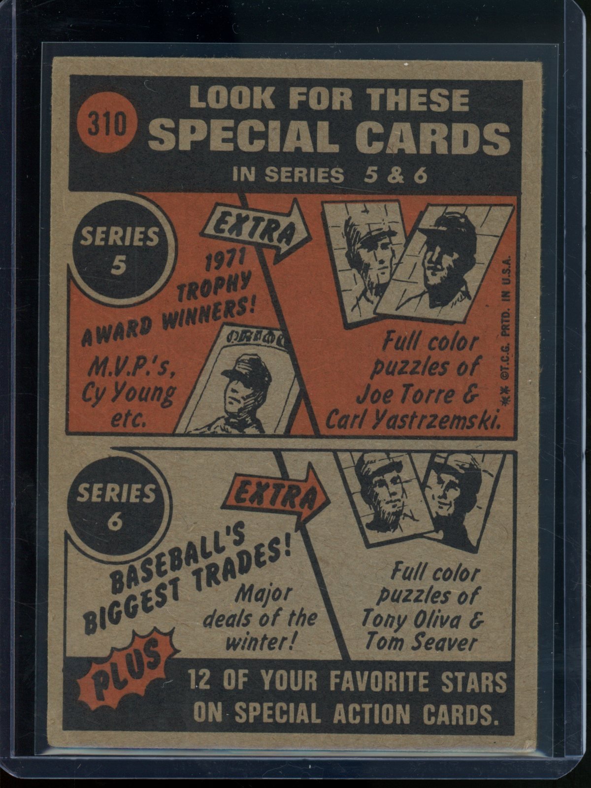 1973 Topps Roberto Clemente In Action #310 Pirates