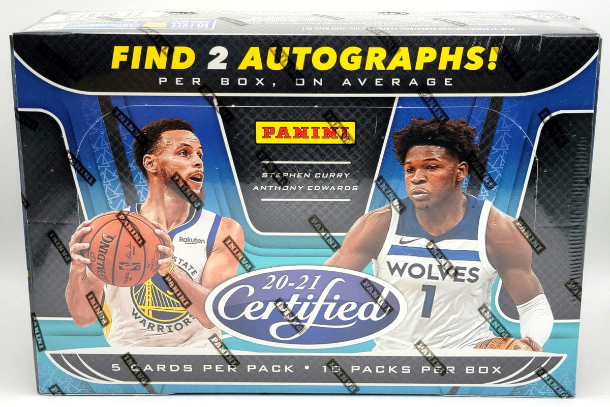 2020/21 Panini Certified Basketball Hobby Box