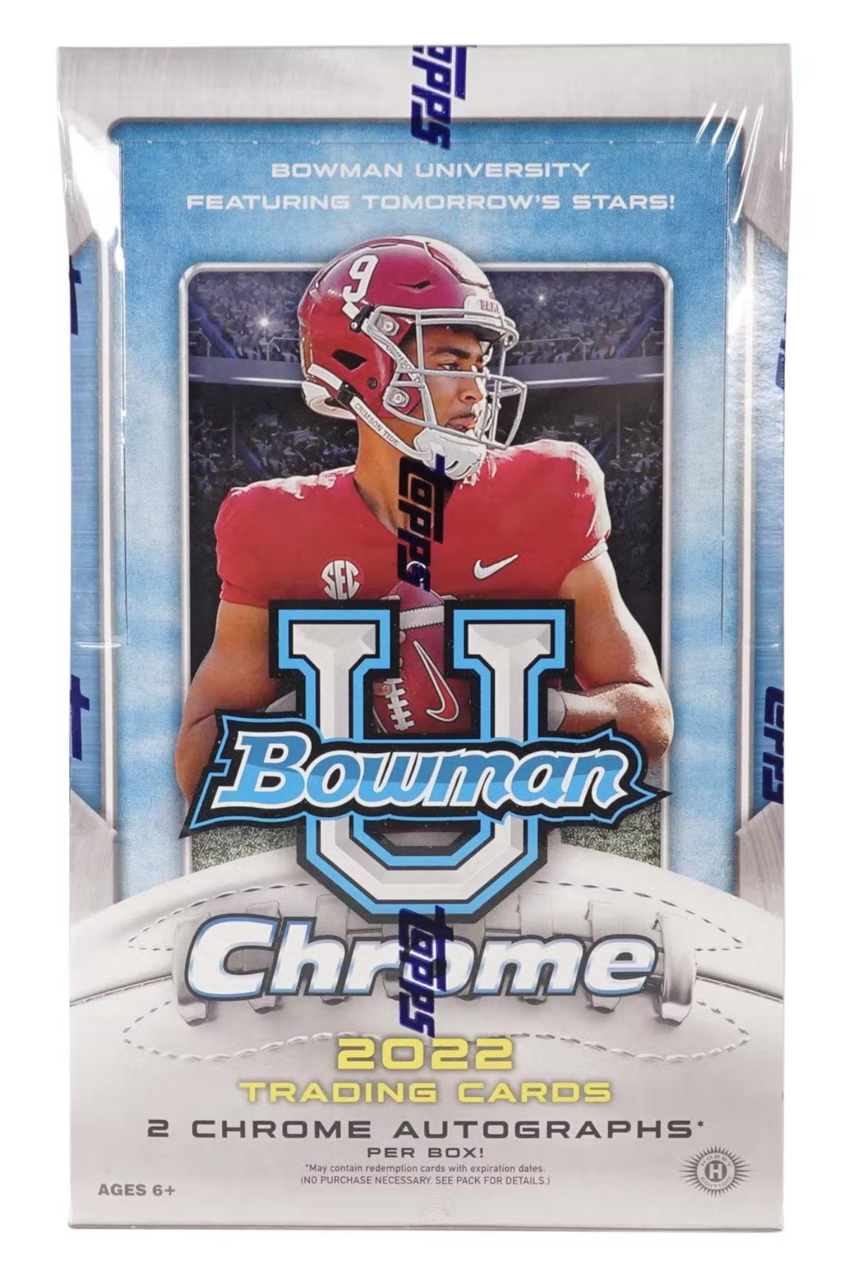 2022 Bowman Chrome University Football Hobby Box