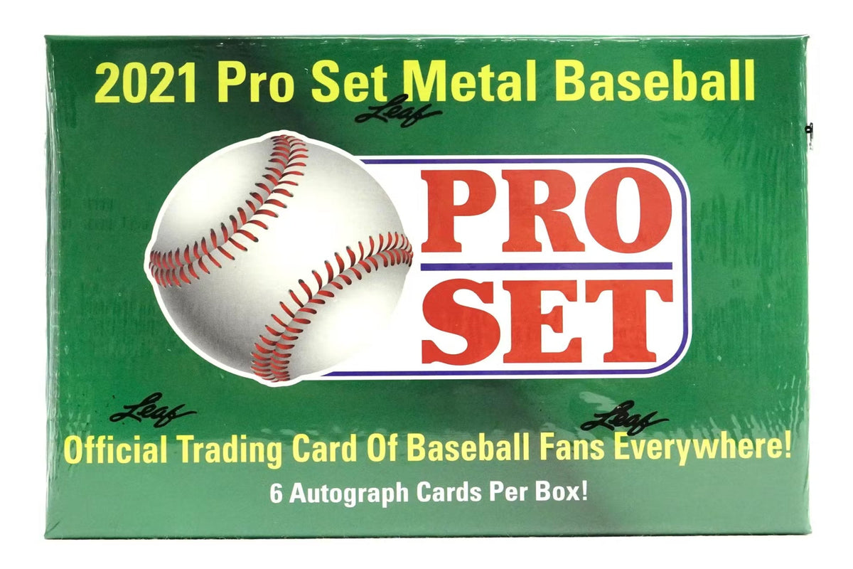 2021 Leaf Pro Set Metal Baseball Hobby Box