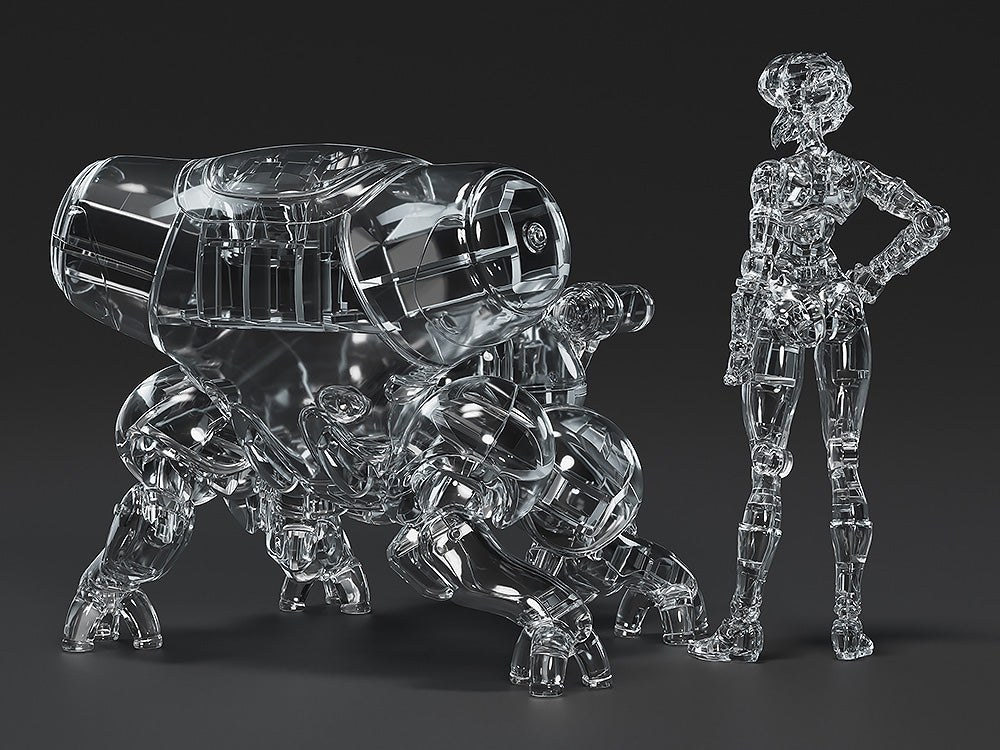 PLAMAX minimum factory MF-96 Motoko Kusanagi with Fuchikoma: Thermoptic Camouflage Ver.