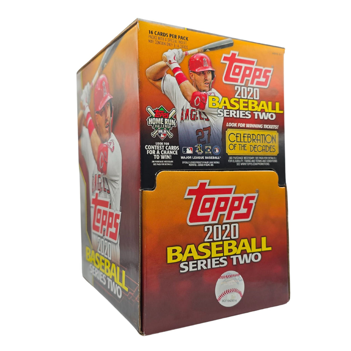 2020 Topps Series 2 Baseball 36-Pack Gravity Feed Box