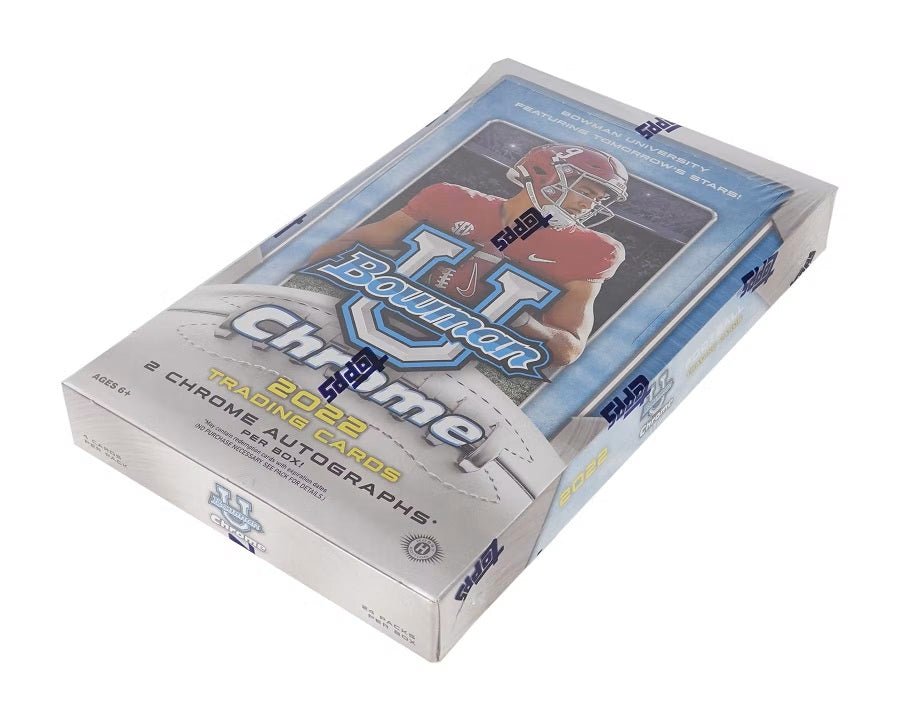 2022 Bowman Chrome University Football Hobby Box