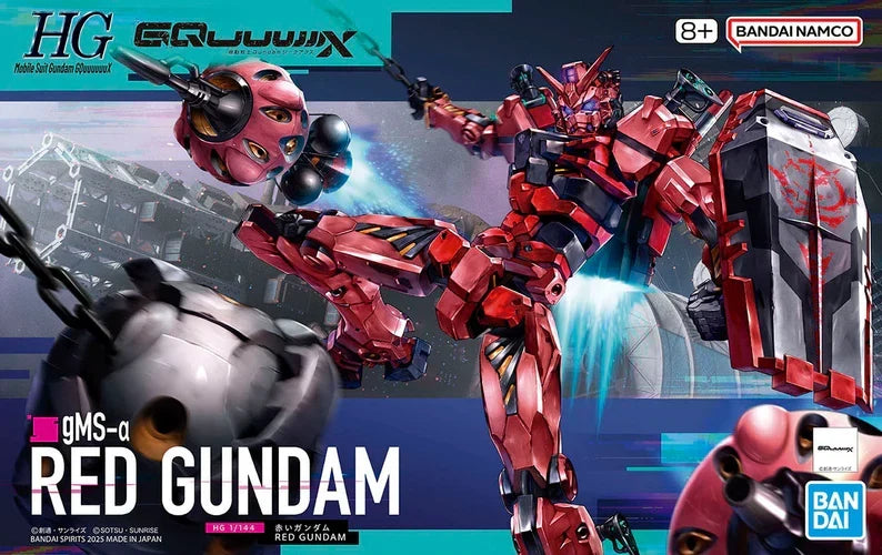 Gundam 1/144 HG GQX #04 gMS-a Red Gundam Model Kit