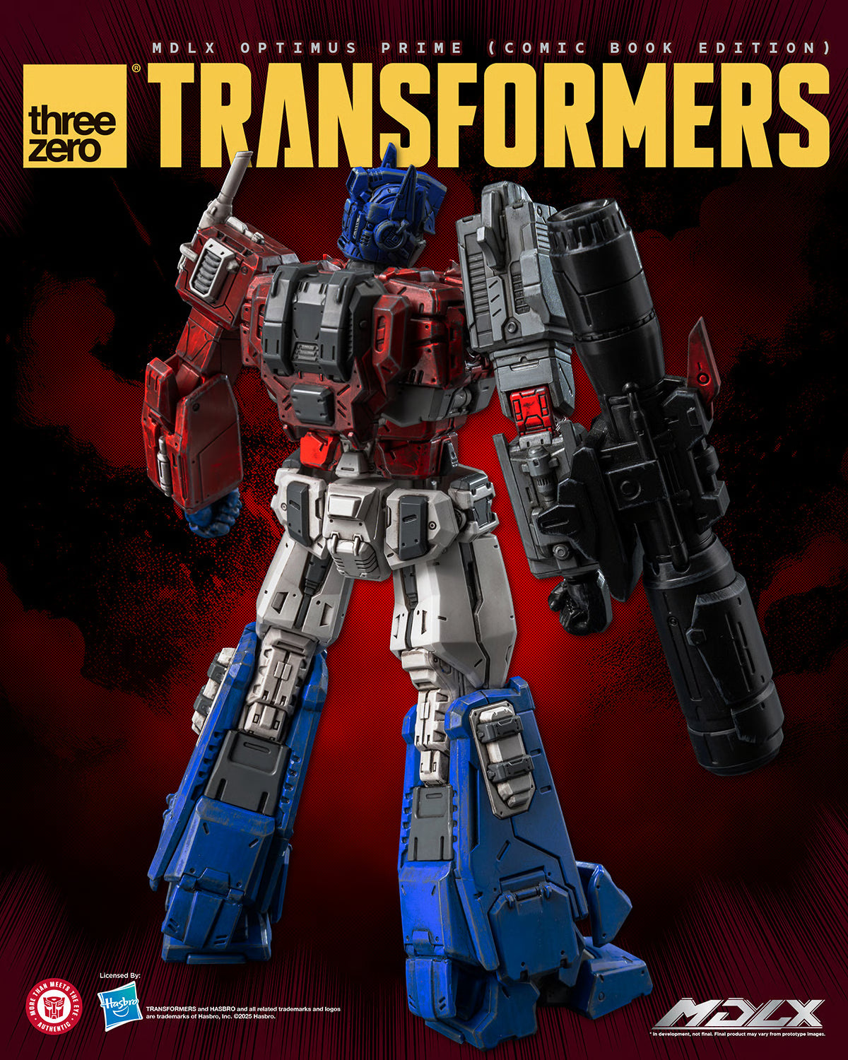 ThreeZero MDLX Transformers Optimus Prime (Comic Book Edition) Action Figure