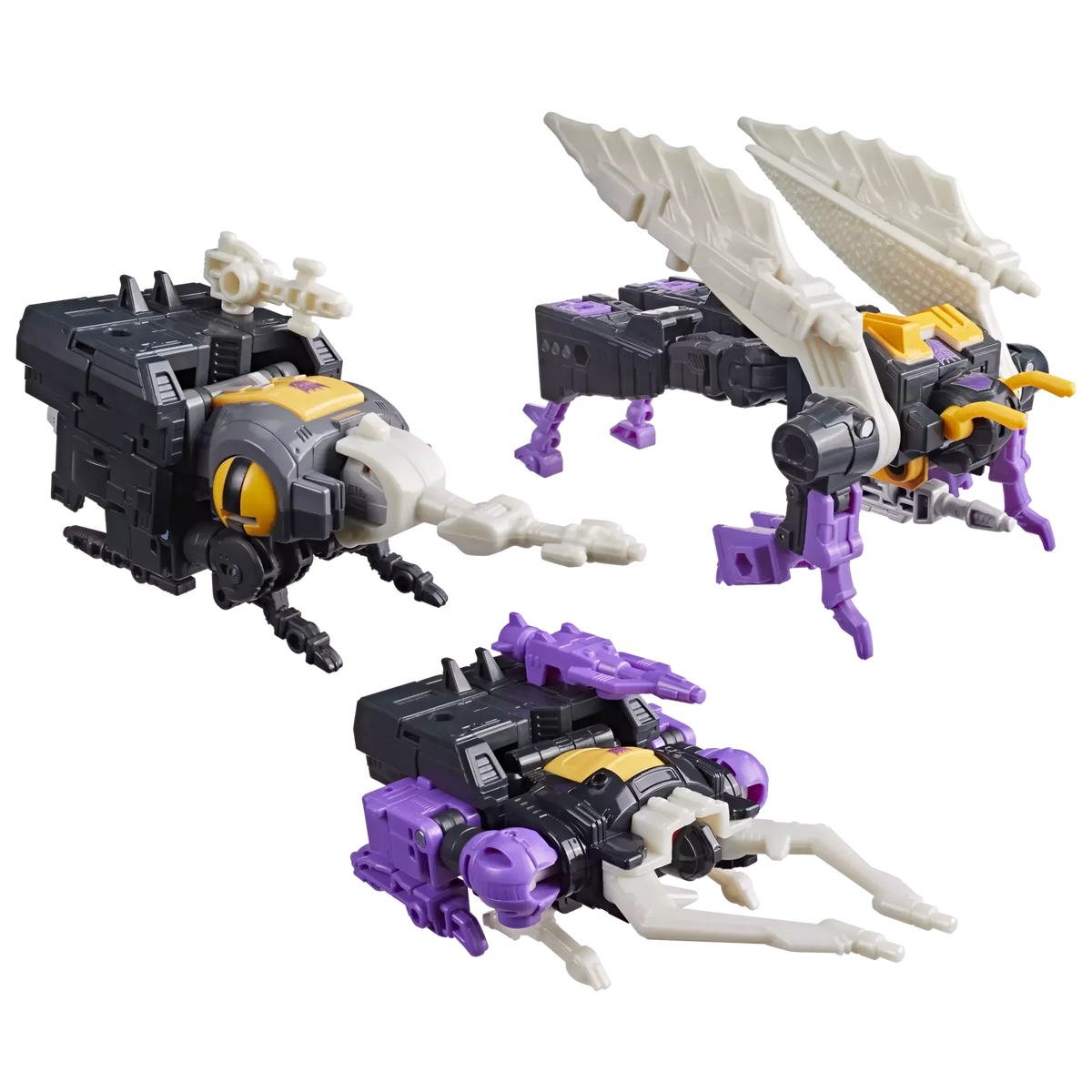 Transformers Studio Series MTMTE Collection Insecticon Bombshell, Kickback, and Shrapnel 3 Pack Action Figure Exclusive