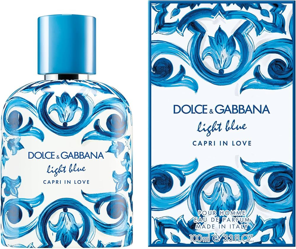 D&G Light Blue Capri in Love for Men EDP