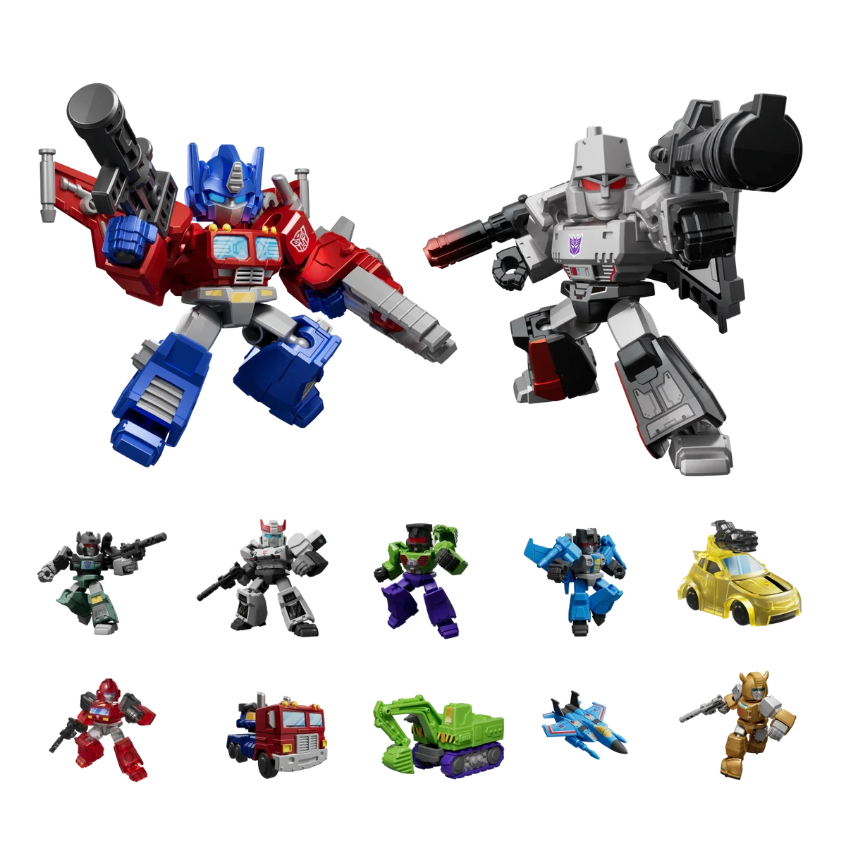Blokees Transformers Model Kits Defender Version #01 Shattered Alliance Mystery Box Trading Figure Set of 12