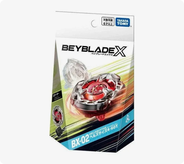 BX-02 Hellsscythe 4-60T Beyblade X Starter | Beyblade X