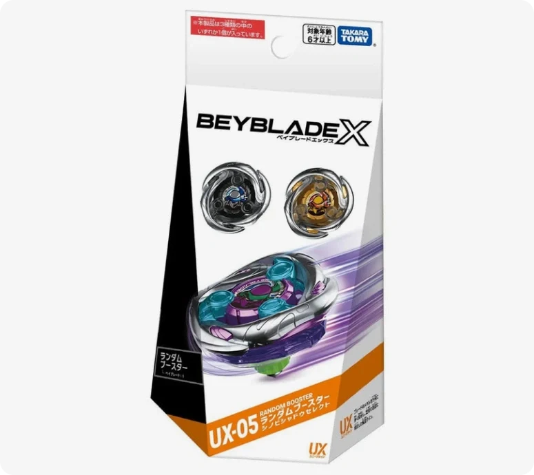 Takara Tomy Beyblade X UX-05 Random Booster Shinobi Shadow