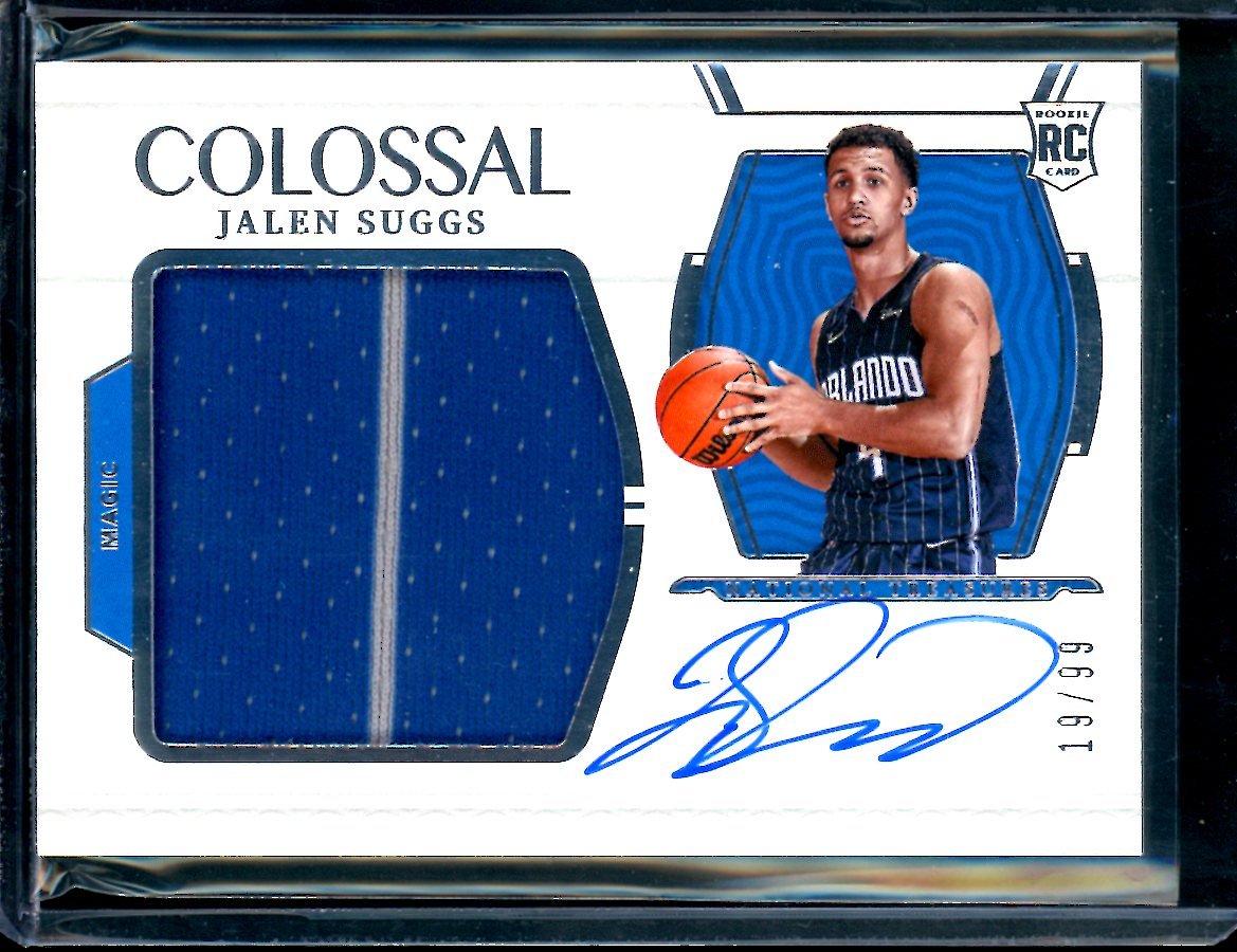 2021/22 Panini National Treasures Jalen Suggs Rookie Colossal RPA /99 Magic