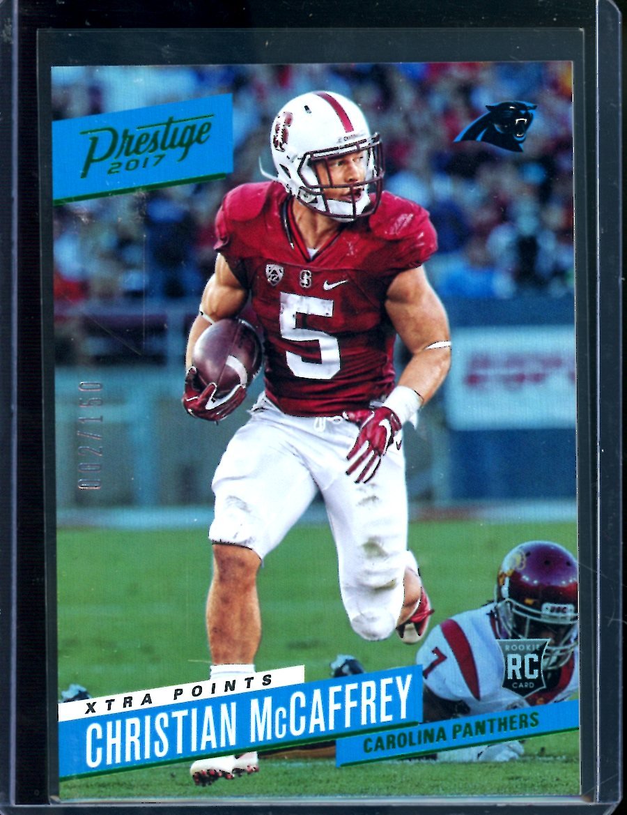 2017 Panini Prestige Christian McCaffrey Rookie /150 Panthers