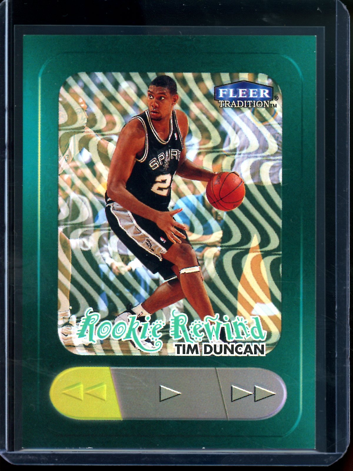 1998/99 Fleer Tradition Tim Duncan Rookie Rewind Spurs