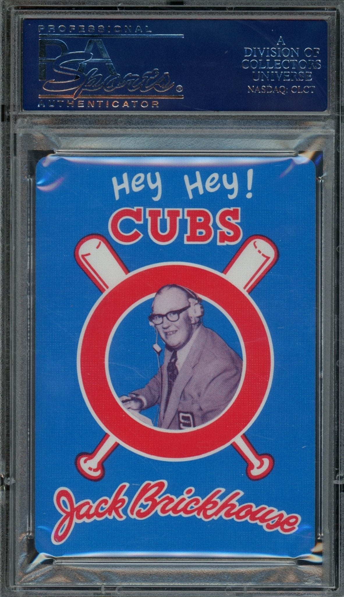 1985 Playing Cards Dale Long 10 of Diamonds #20 PSA 10 Cubs