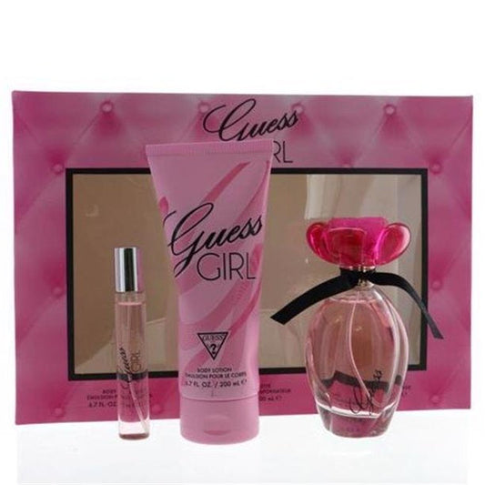 Guess Girl Set 3.4oz EDT & 6.7oz BL & .5oz Mini EDT