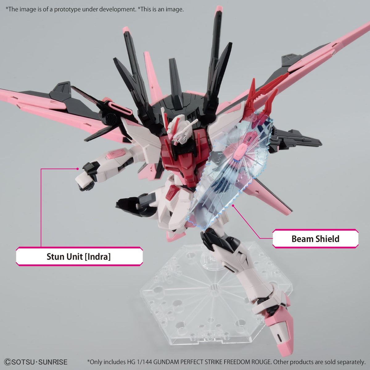 Gundam 1/144 HGBM #08 MBF-02PF Gundam Perfect Strike Freedom Rouge Model Kit