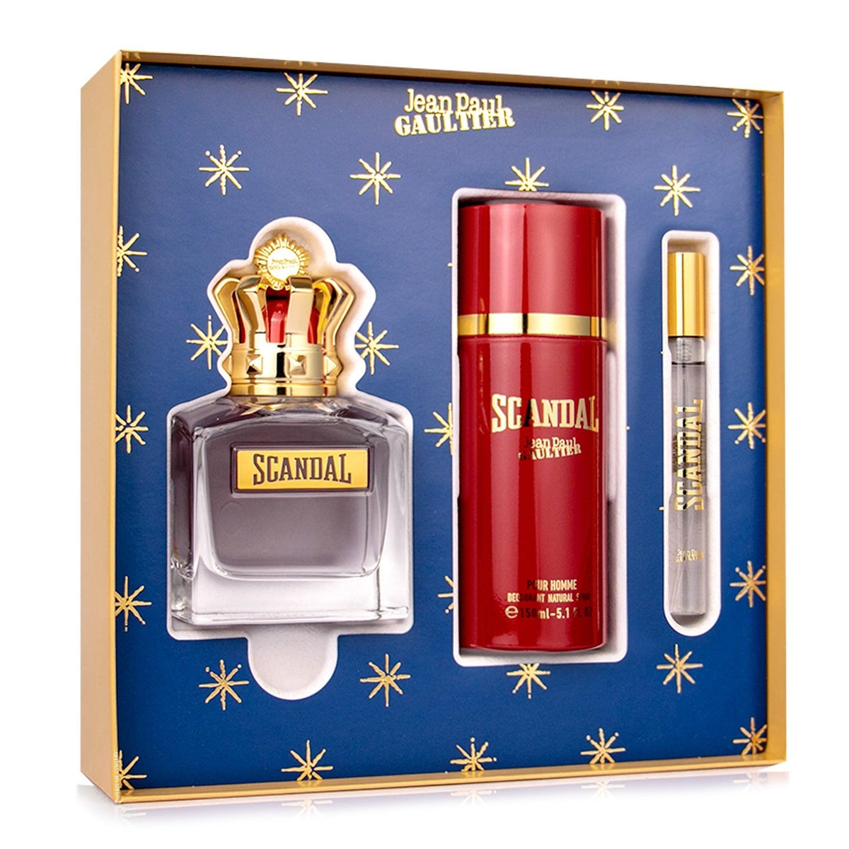 Scandal Men JPG Set 3.4oz EDT & 5oz Deodorant & .33oz EDT