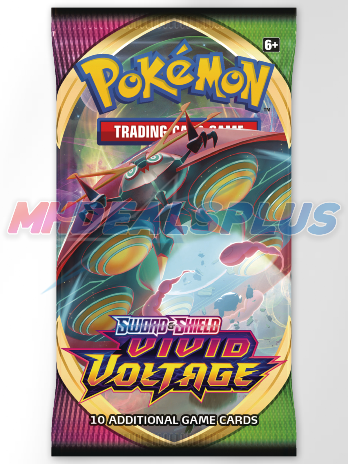 Pokemon TCG Sword & Shield Vivid Voltage Booster Box Sealed Case - 6 Booster Boxes